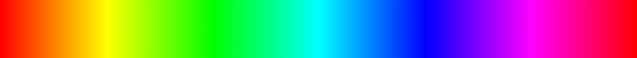 HSL form Hue 0 to Hue 360